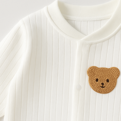 Baby Overall with Soft Ribbed Fabric