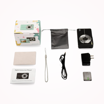 Compact Retro Camera for Easy Portability with 1080P Video Recording