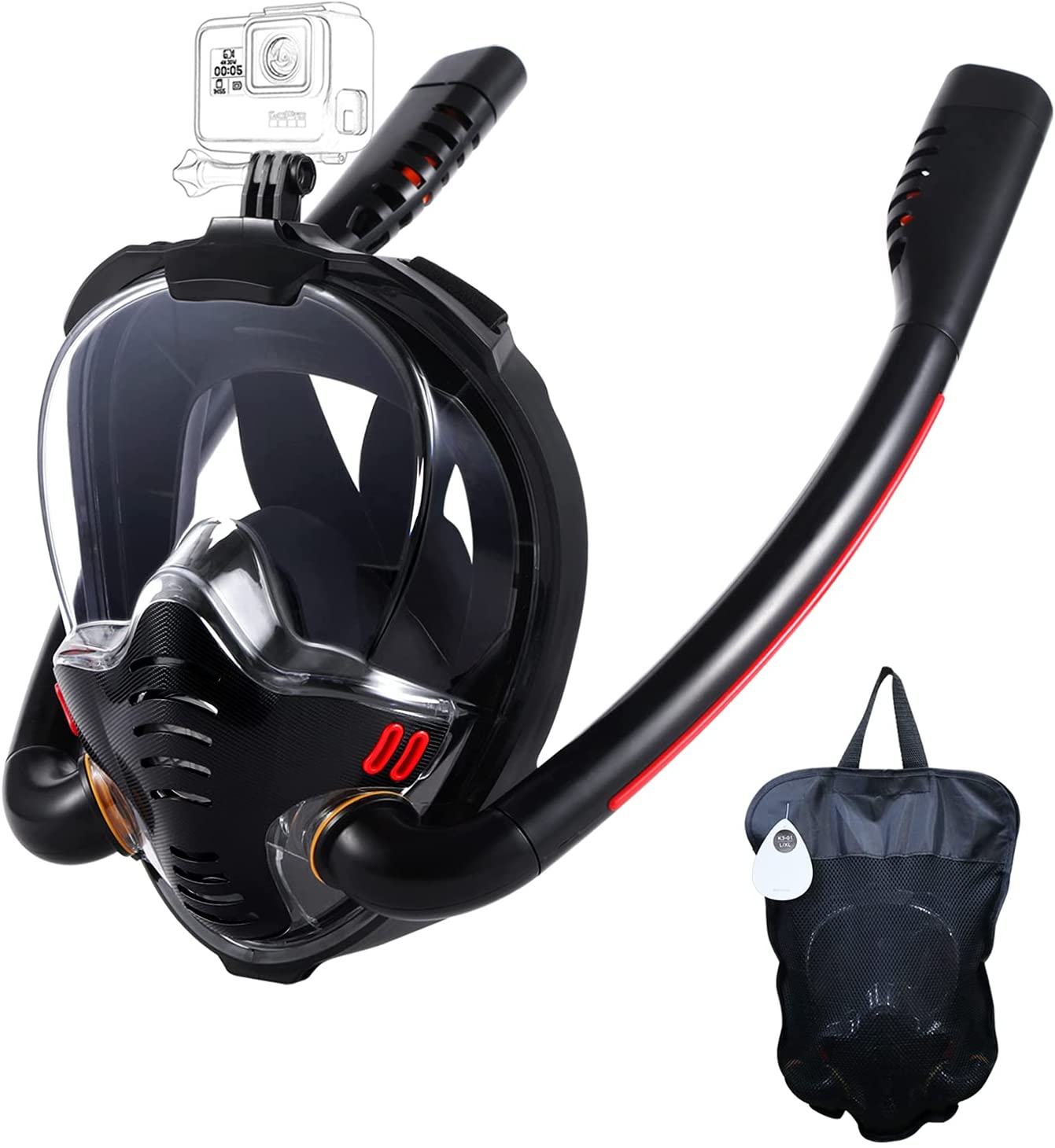 Full Face Snorkeling Mask with 180-Degree View | Anti-Fog Feature