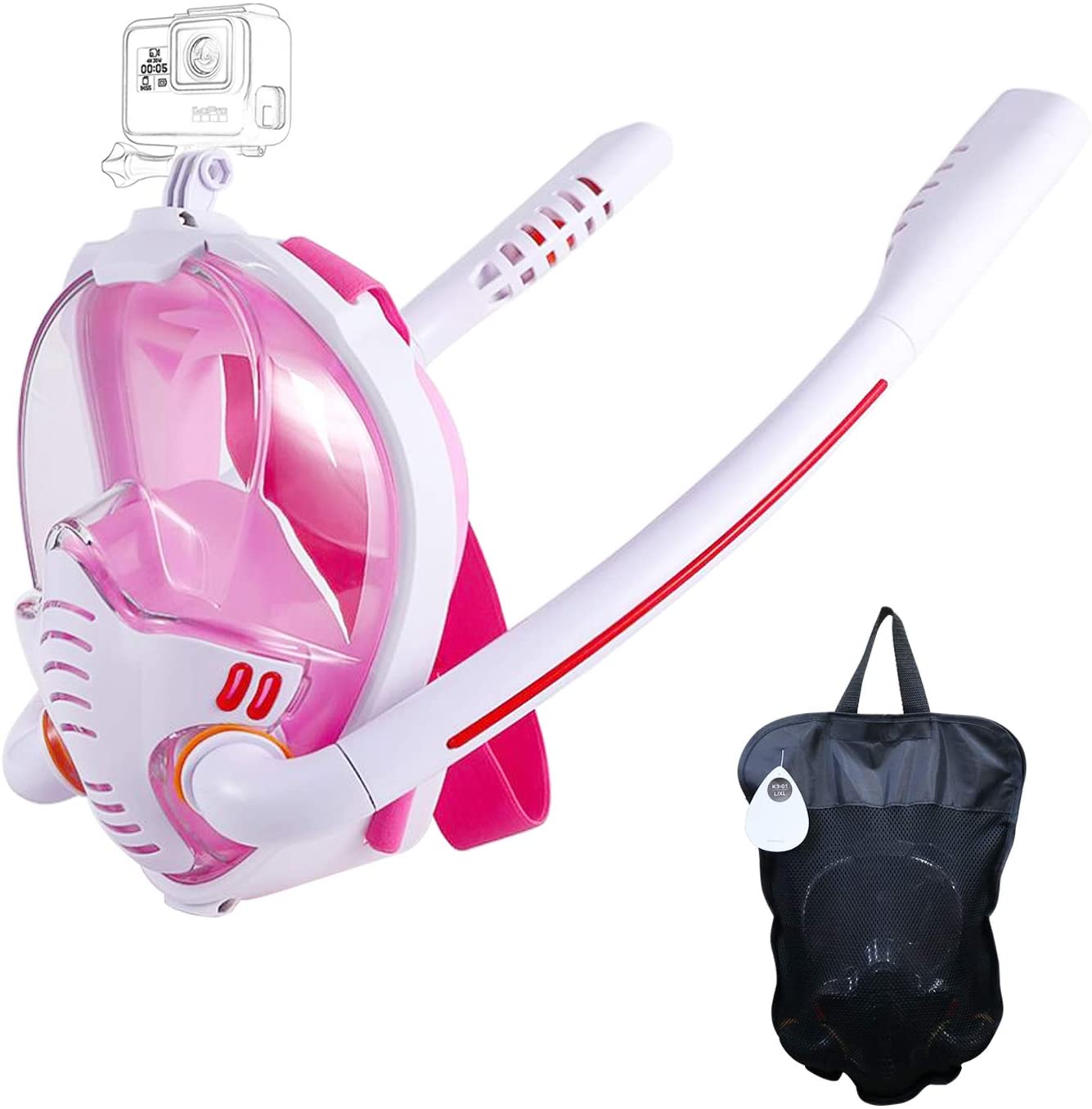 Full Face Snorkeling Mask with 180-Degree View | Anti-Fog Feature