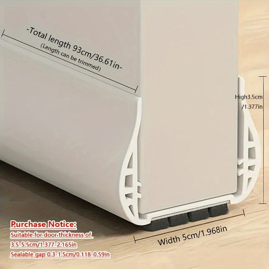 Adjustable Door Draft Stopper for Insulation and Soundproofing – No Tools Needed for Easy Installation