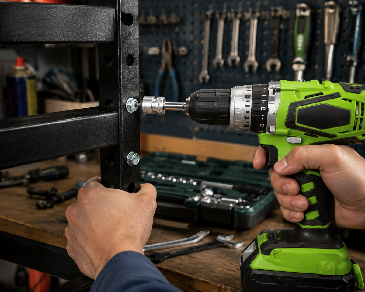 Self-Adjusting Socket Adapter Tool for Drills and Ratchets, Vanadium Steel