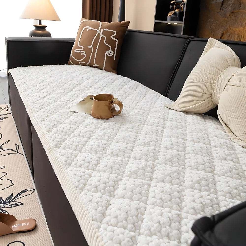Non-Slip Sofa Protector in Knit Fabric