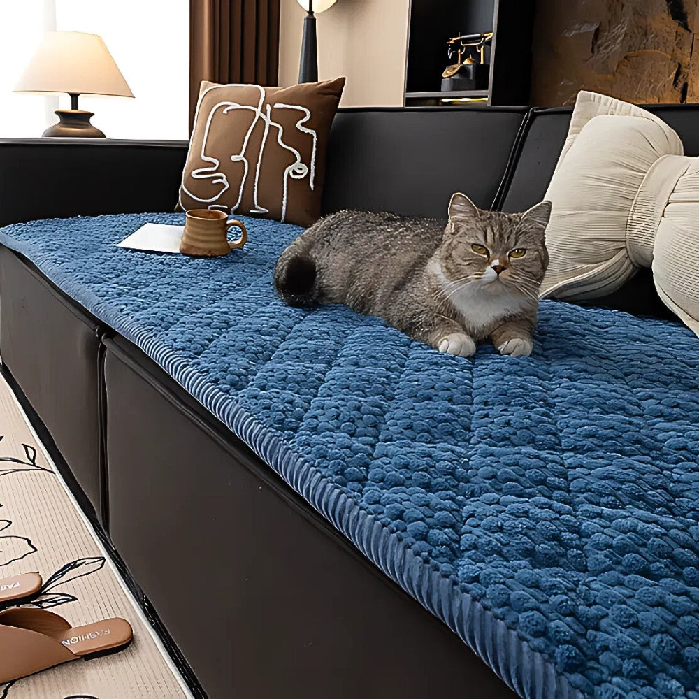 Non-Slip Sofa Protector in Knit Fabric