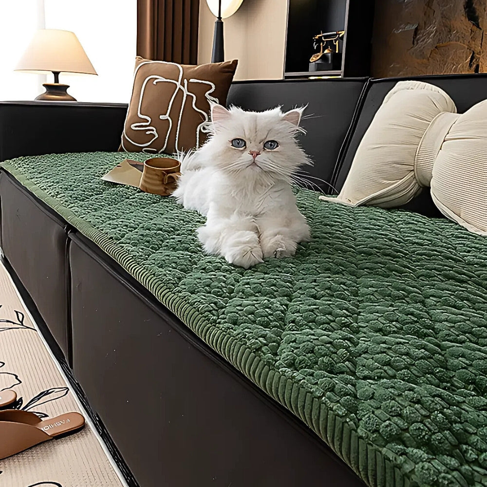 Non-Slip Sofa Protector in Knit Fabric