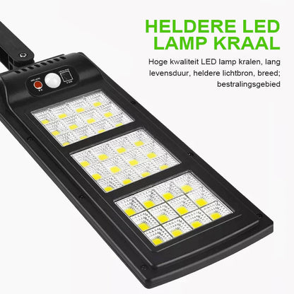 LED Solar Motion Sensor Light with Remote Control – Wireless Outdoor Safety