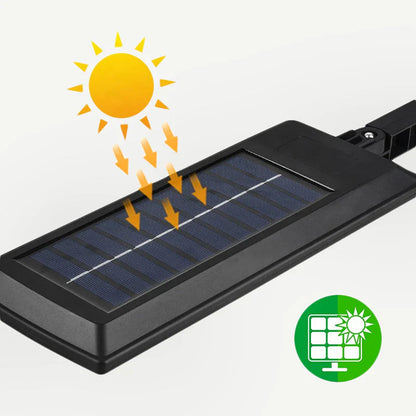 LED Solar Motion Sensor Light with Remote Control – Wireless Outdoor Safety