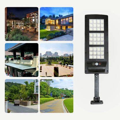 LED Solar Motion Sensor Light with Remote Control – Wireless Outdoor Safety