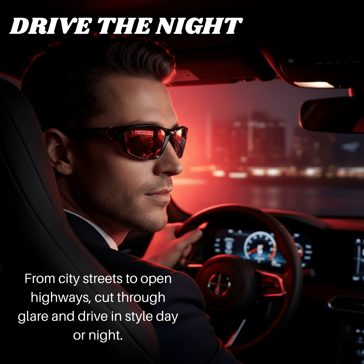 Polarized Sport Sunglasses with UV400 Protection – Lightweight Comfort Design