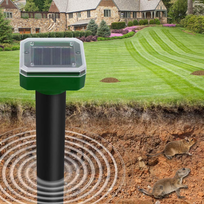 Rodent Deterrent Stakes with Solar Power