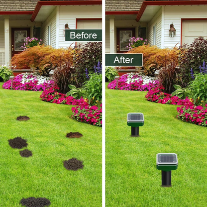 Rodent Deterrent Stakes with Solar Power