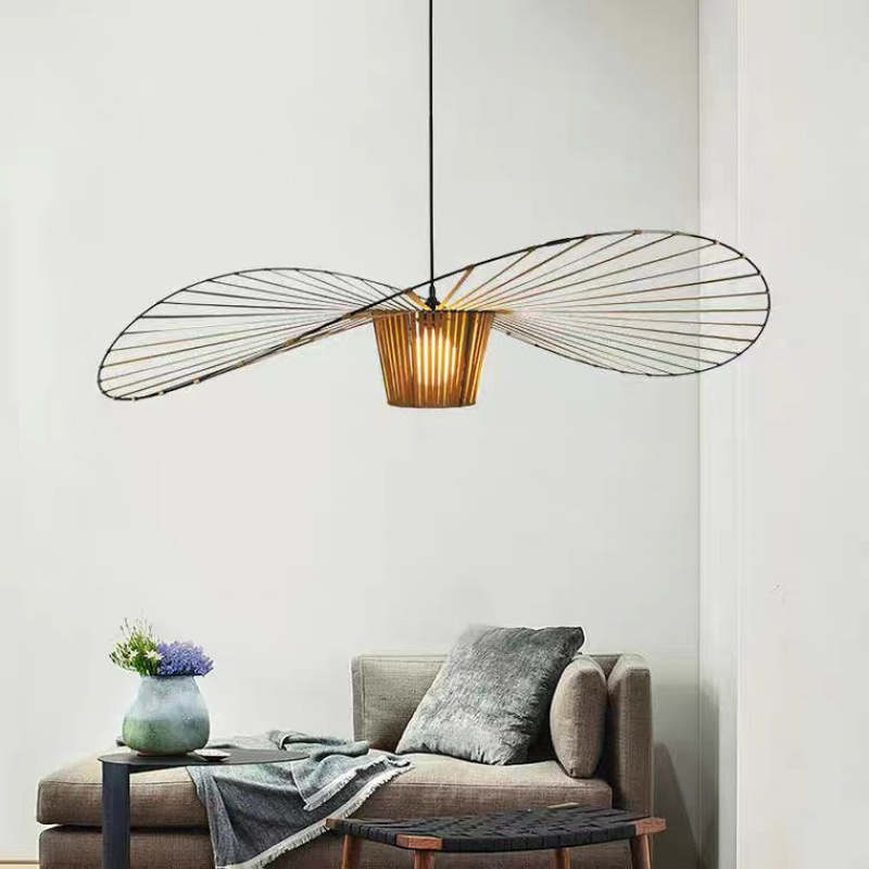 Contemporary LED Hanging Light Fixture for Industrial Spaces