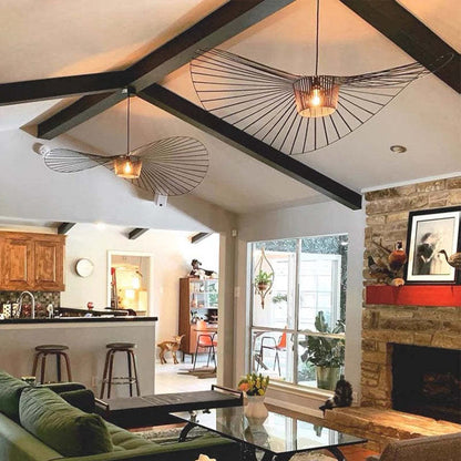 Contemporary LED Hanging Light Fixture for Industrial Spaces