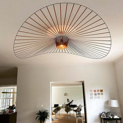 Contemporary LED Hanging Light Fixture for Industrial Spaces