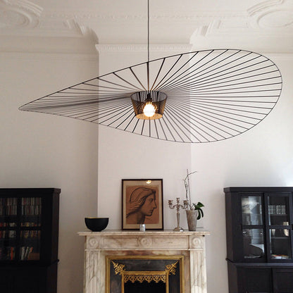 Contemporary LED Hanging Light Fixture for Industrial Spaces