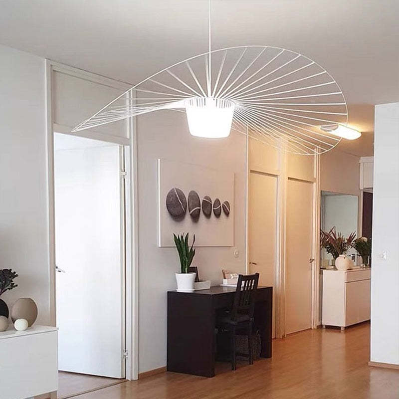 Contemporary LED Hanging Light Fixture for Industrial Spaces