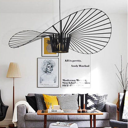 Contemporary LED Hanging Light Fixture for Industrial Spaces