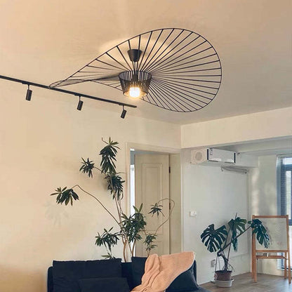 Contemporary LED Hanging Light Fixture for Industrial Spaces