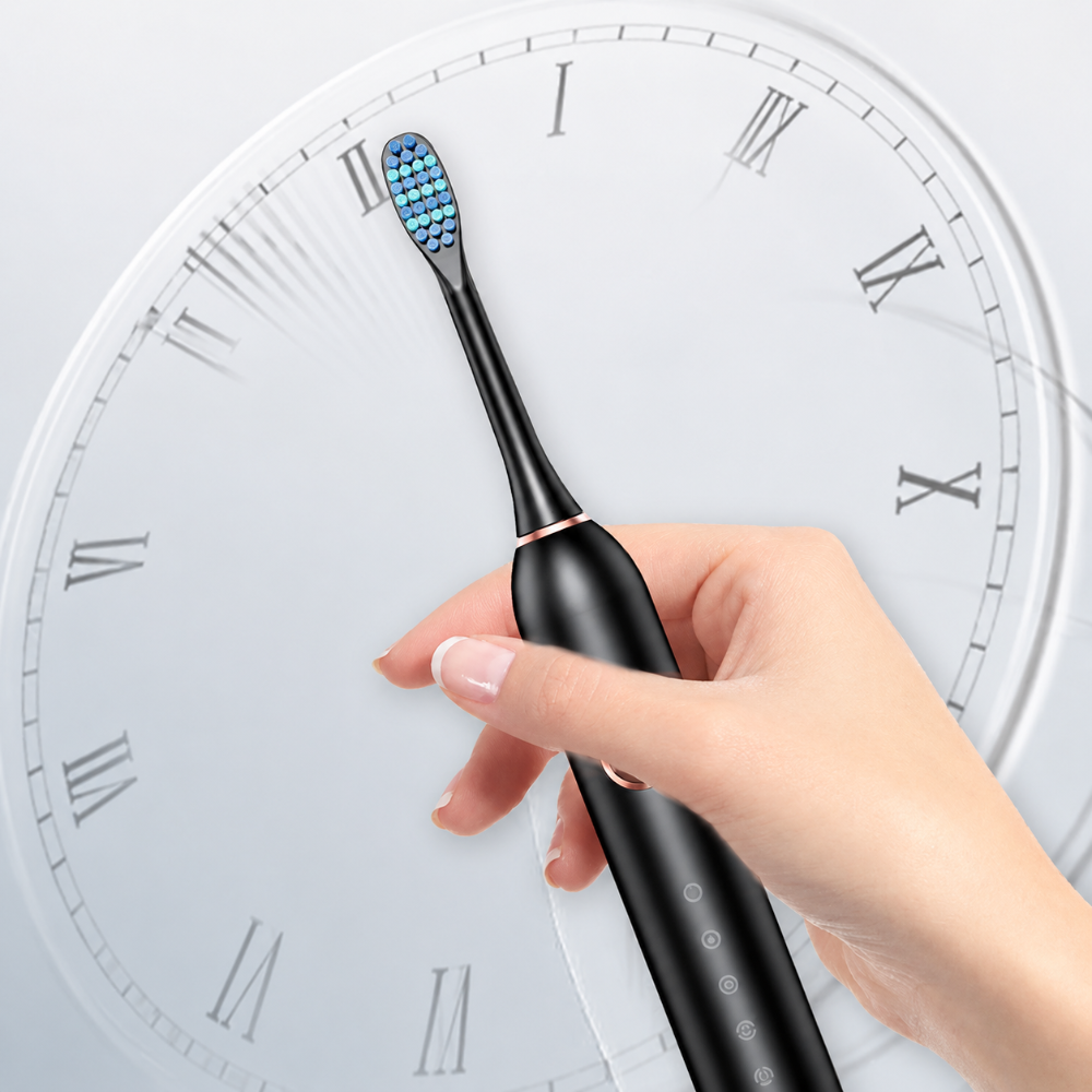 Electric Toothbrush Travel Kit with Rechargeable Design and Multiple Settings