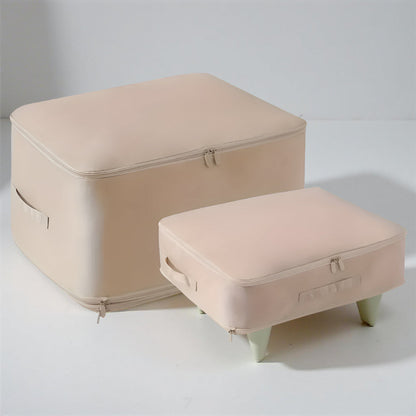 Compression Storage Bags for Clothes & Bedding with Zip Closure – Space-Saving Design