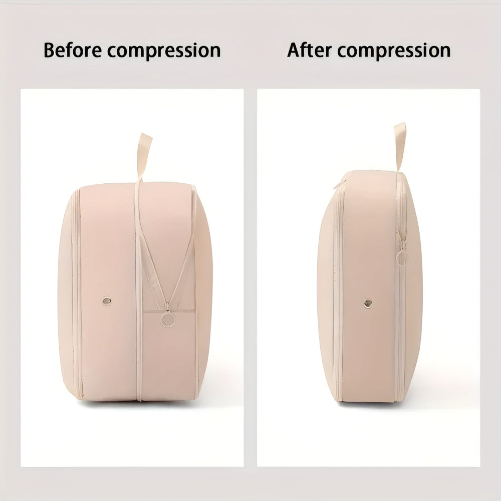 Compression Storage Bags for Clothes & Bedding with Zip Closure – Space-Saving Design