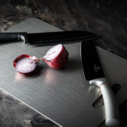 Antibacterial Stainless Steel Cutting Board – Durable Food Preparation Tool