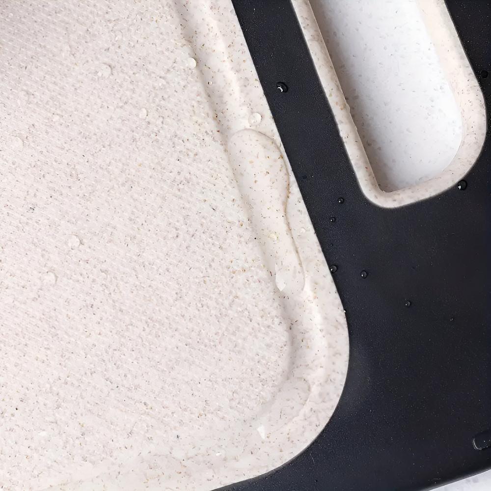 Dual-Sided Stainless Steel Chopping Board with Built-In Garlic Crusher