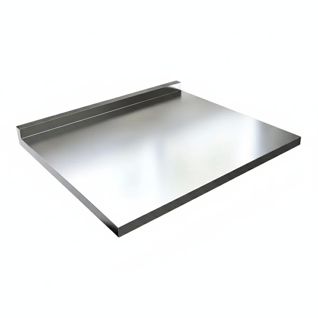 Non-Slip Base Stainless Steel Chopping Board | Sturdy Design for Safe Food Prep