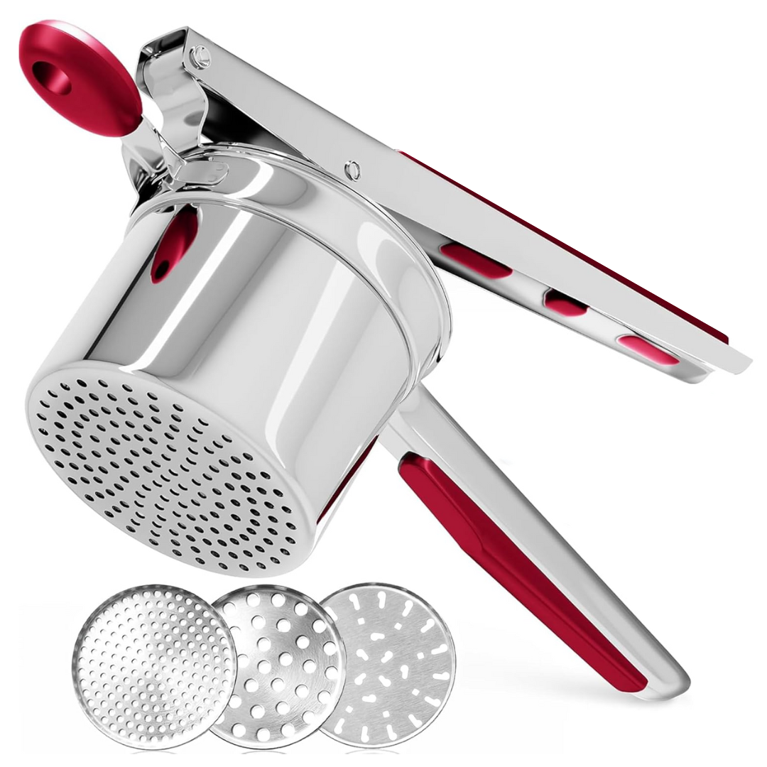 Large Capacity Stainless Steel Potato Ricer for Easy Mashed Potatoes