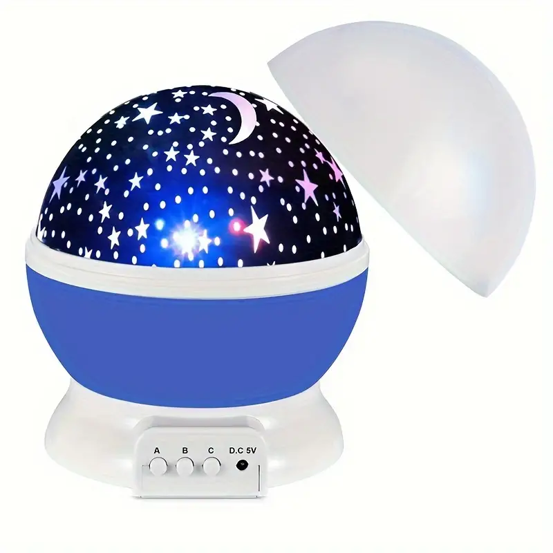 3D Night Light Galaxy Projector – 360-Degree Rotating Design