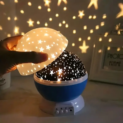 3D Night Light Galaxy Projector – 360-Degree Rotating Design