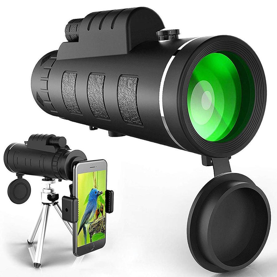 Portable High-Definition Monocular with Smartphone Adapter
