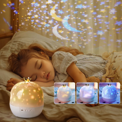 Night Light Projector with Starry Sky Display