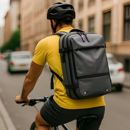 Compression Backpack with Versatile Compartments for Travel and Daily Use