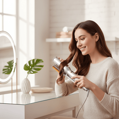 3 Heat Setting Rotating Hair Brush for Easy and Stylish Hair Styling