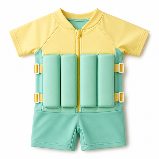 Adjustable Swim Vest for Kids Ages 1-6 with Multi-Stage Buoyancy