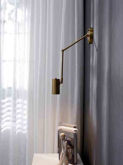 Adjustable Arm LED Wall Light in Minimalist Design