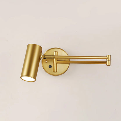 Adjustable Arm LED Wall Light in Minimalist Design