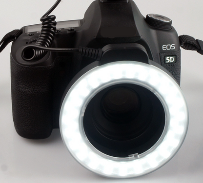 Illuminating Photo Ring Light with 48 LED Beads & 6 Adapters