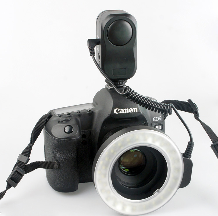 48 LED Selfie Ring Light with 6 Adapters for Camera and Phone Photography