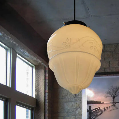 Geometric Pendant Light in Mid-Century Art Deco Style