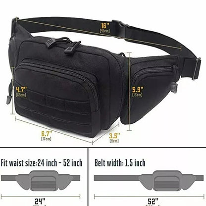 Covert Carry Waist Pack for Secure Firearm Access