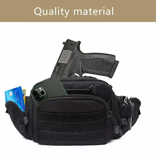 Covert Carry Waist Pack for Secure Firearm Access