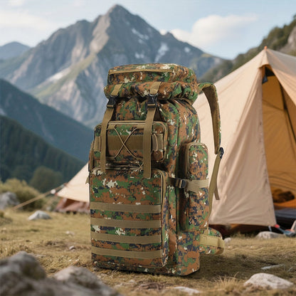 Large Capacity Outdoor Daypack – Durable Tactical Hiking Backpack