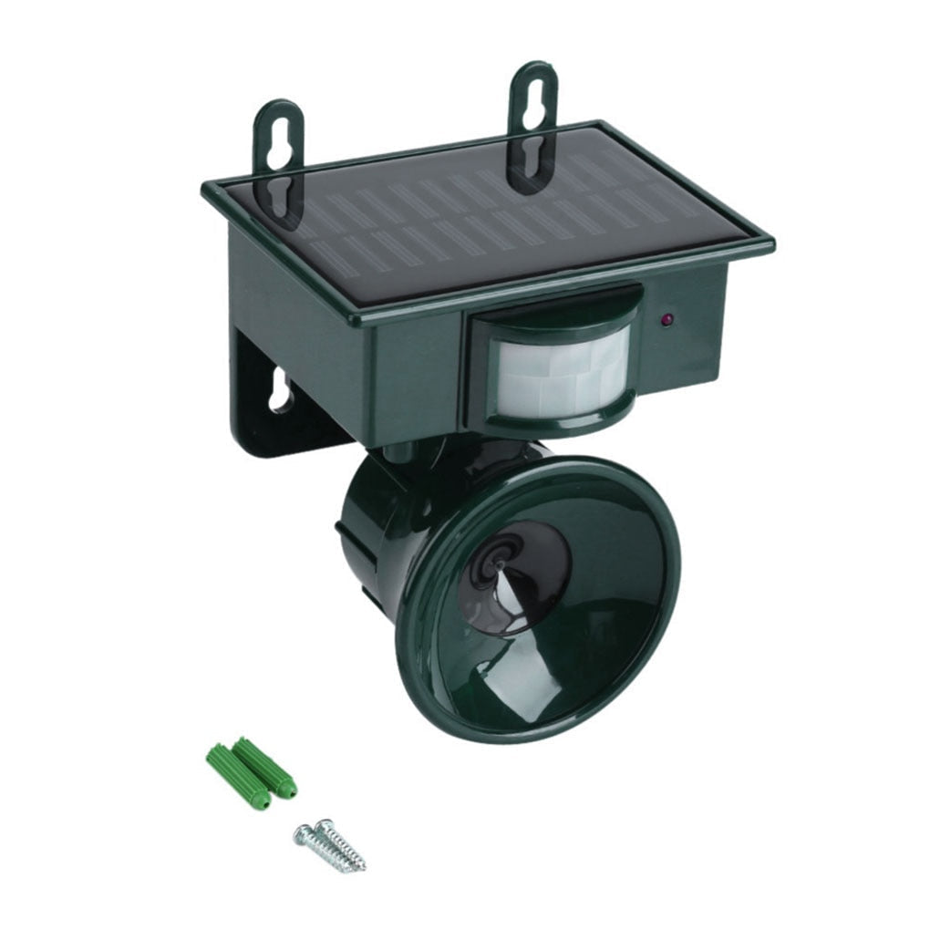 Solar Bird Repeller with Motion Detection and Natural Sounds – Eco-Friendly Pigeon and Woodpecker Deterrent