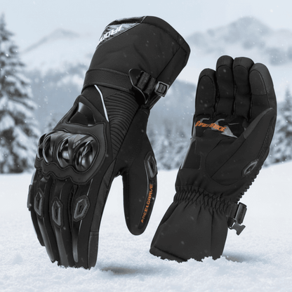 Winter Motorcycle Gloves with Waterproof Insulation and Enhanced Grip