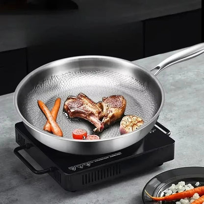 Hand-Hammered Non-Stick Frying Pan | Durable Titanium Cookware