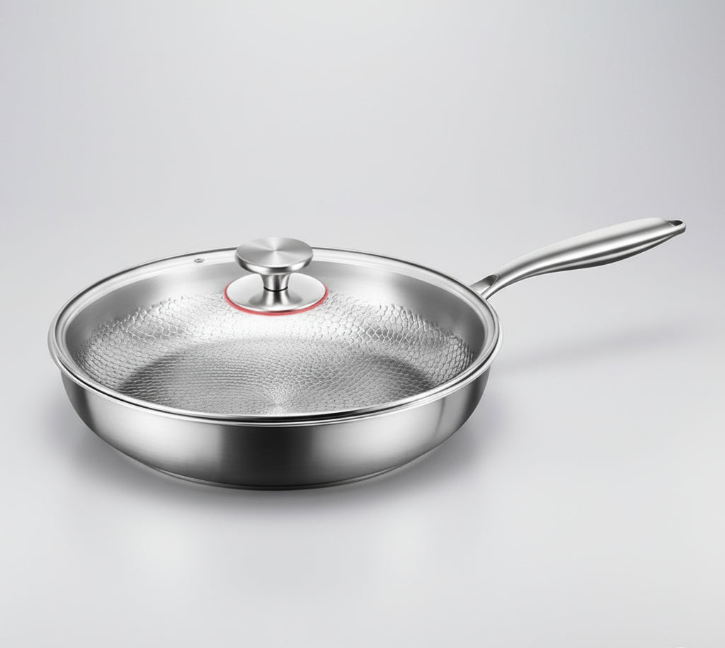Hand-Hammered Non-Stick Frying Pan | Durable Titanium Cookware