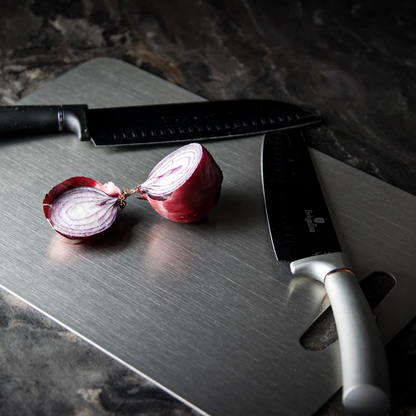 Durable Antibacterial Cutting Board in Titanium – Essential for Clean Cooking