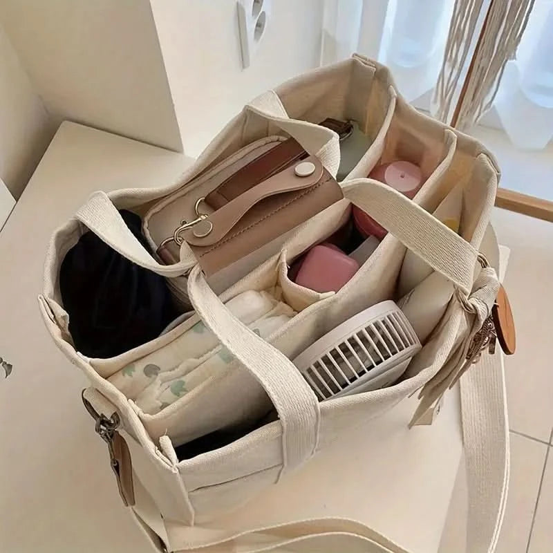 Spacious Canvas Tote Bag with Comfortable Handles for Everyday Use